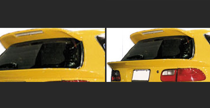 Custom Honda Civic Roof Wing  Hatchback (1992 - 1995) - $299.00 (Manufacturer Sarona, Part #HD-003-RW)